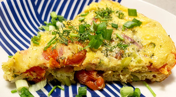 Simple Vegan Frittata Using JUST Egg