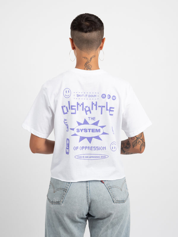 BLM - Dismantle Crop Tee