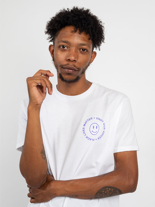BLM - Dismantle Unisex Tee In White
