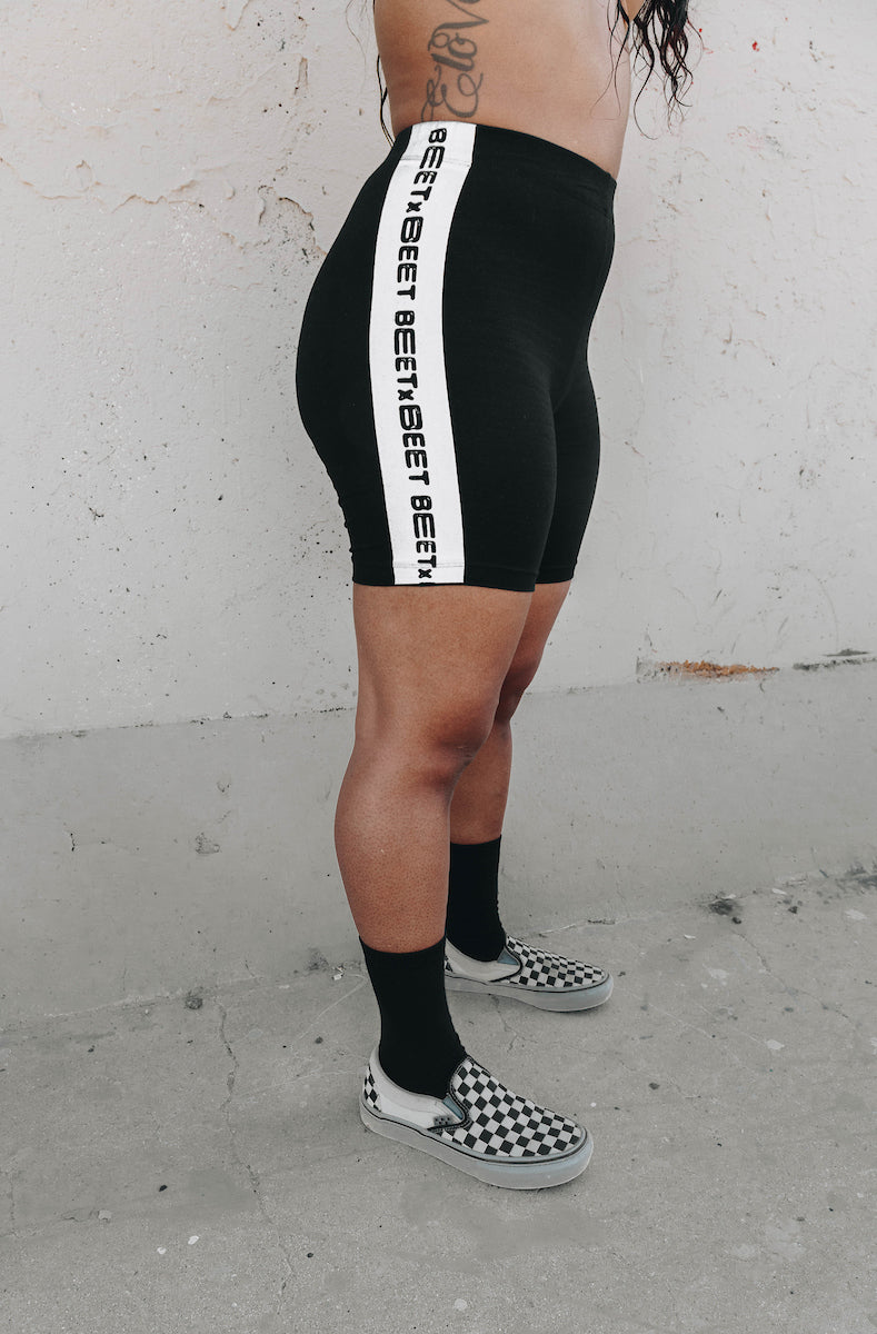 BxB Checkered Biker Shorts – BEETxBEET