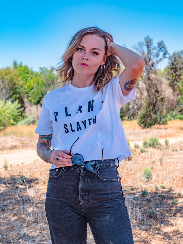 Plant Slayer Crop Tee