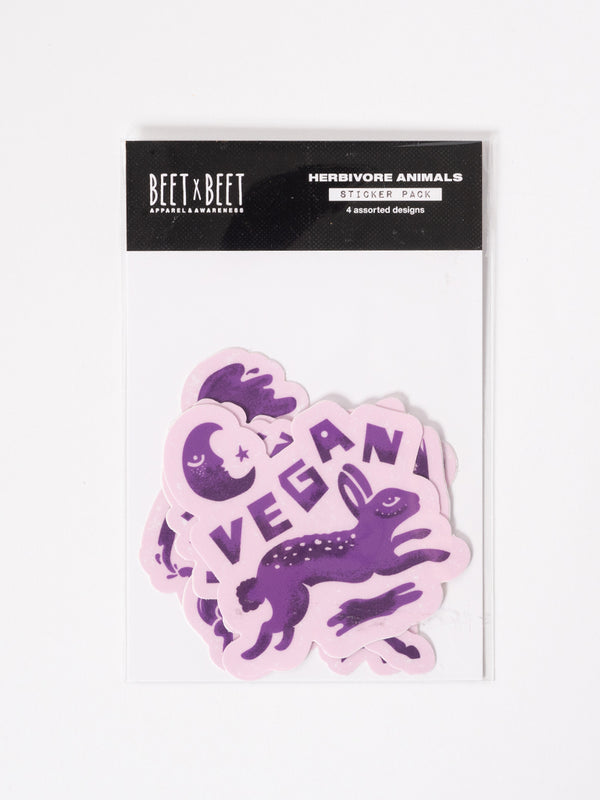 Herbivore Animals Sticker Pack