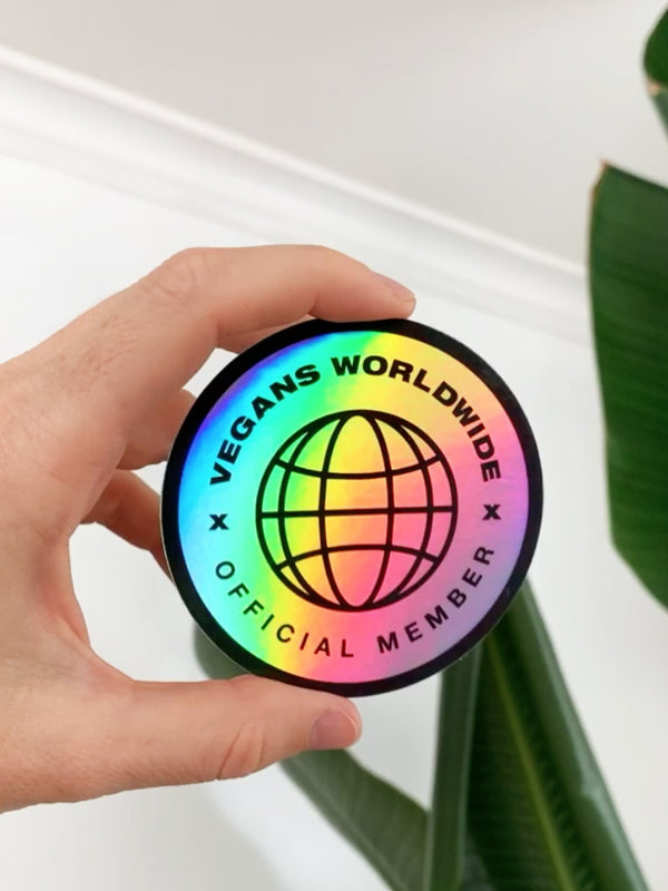 Vegans Worldwide Holographic Circle