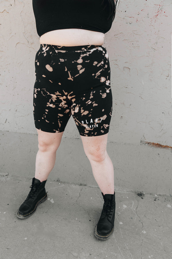 Plant Slayer Biker Shorts Custom Dye