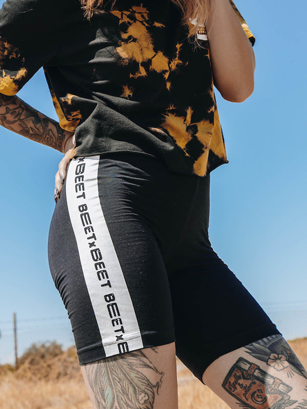 BxB Checkered Biker Shorts