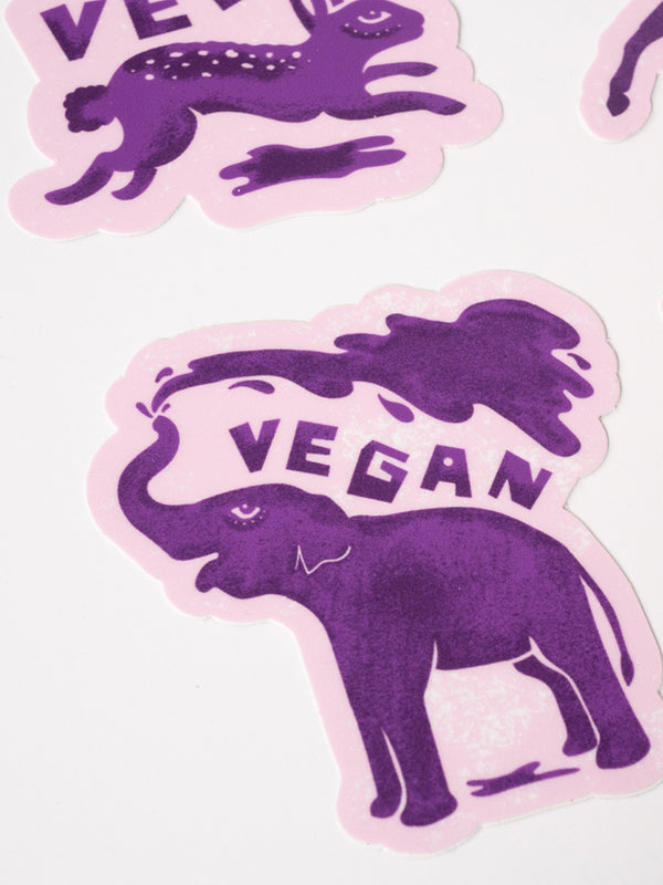 Herbivore Animals Sticker Pack